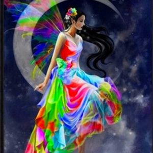 WIZARD BEAUTY CREATED IN DIAMOND DRILLS WITH A FAB 5D EFFECT 16X20 FRAMED WALL D